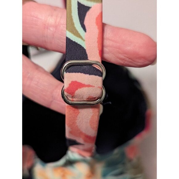 Hurley Ladies' One-Piece UPF 50+ 4-Way Stretch Swimsuit Pink Floral Size Small L - Picture 8 of 10